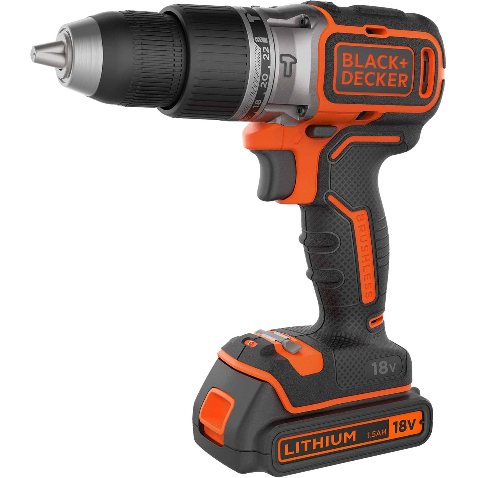 BLACK+DECKER Akku-Schlagbohrschrauber BL188K Negro