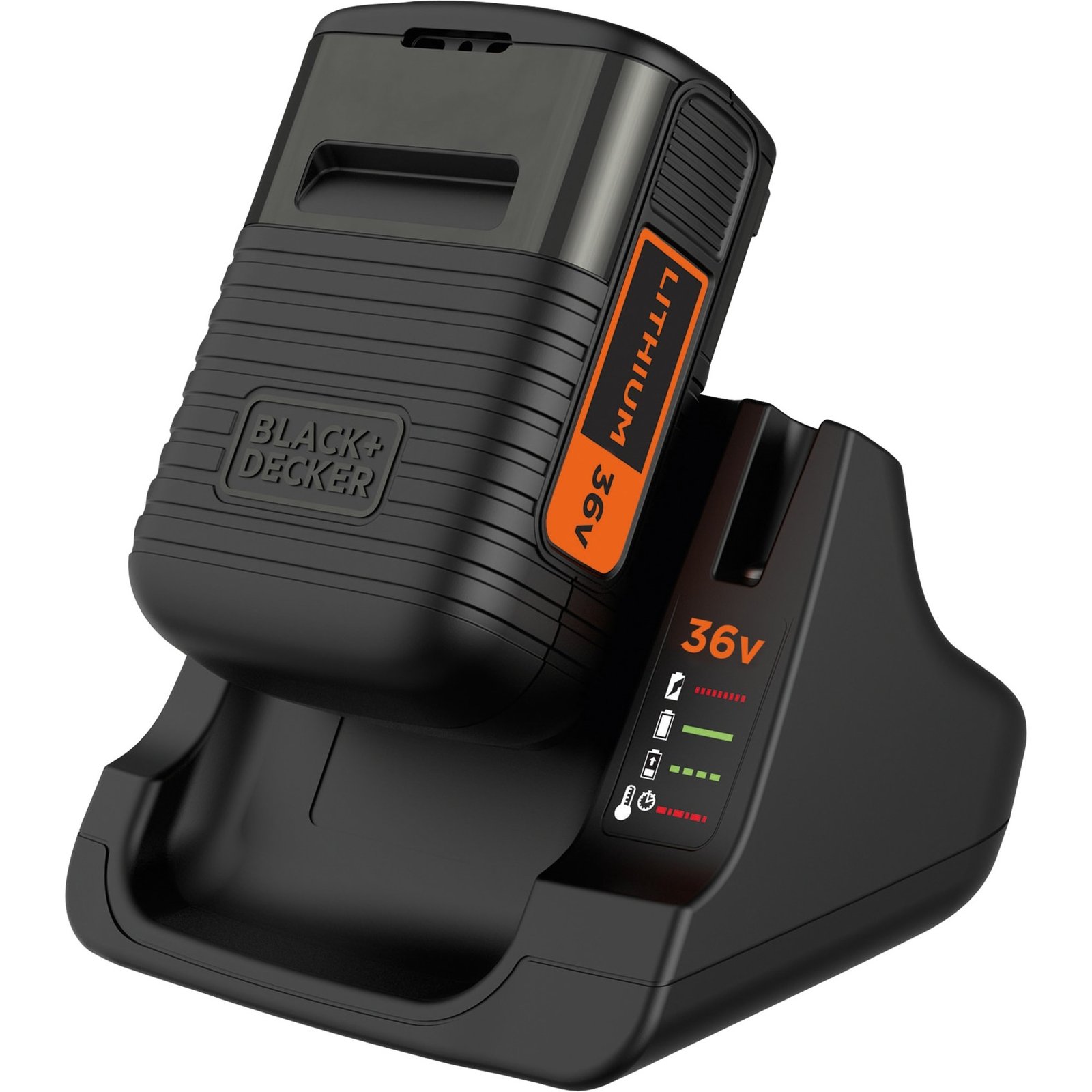 BLACK+DECKER cargador + Akku BDC2A36-QW Negro