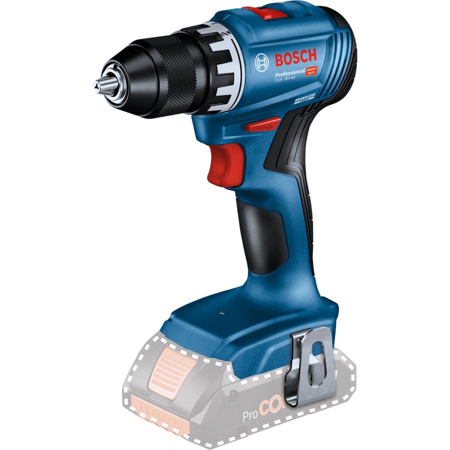 Bosch 18V Profi-Set Bohrhammer GBH 18V-22 + Bohrschrauber GSR 18V-45 Azul - Imagen 2