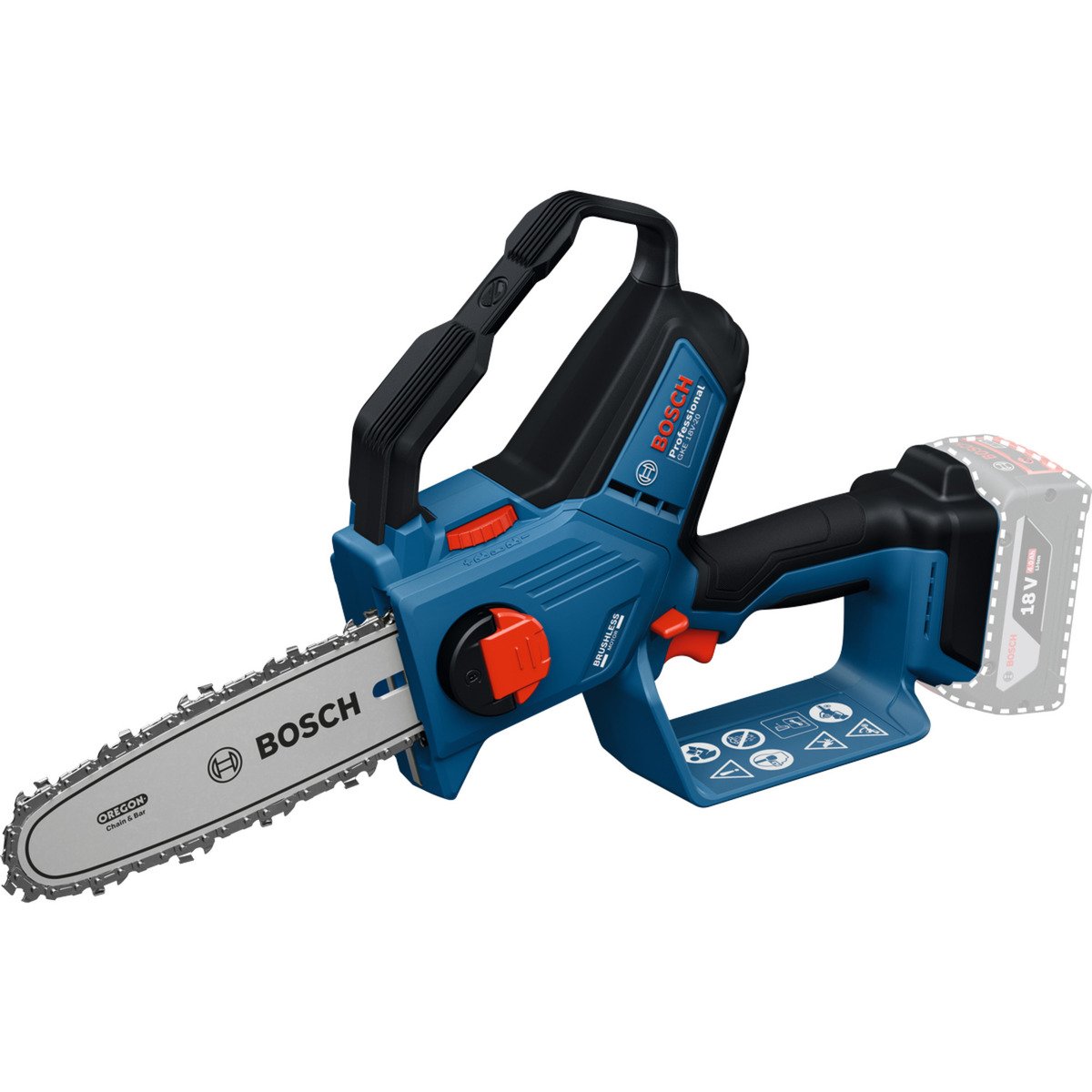 Bosch Akku-Astsäge GKE 18V-20 Prodessional solo Azul