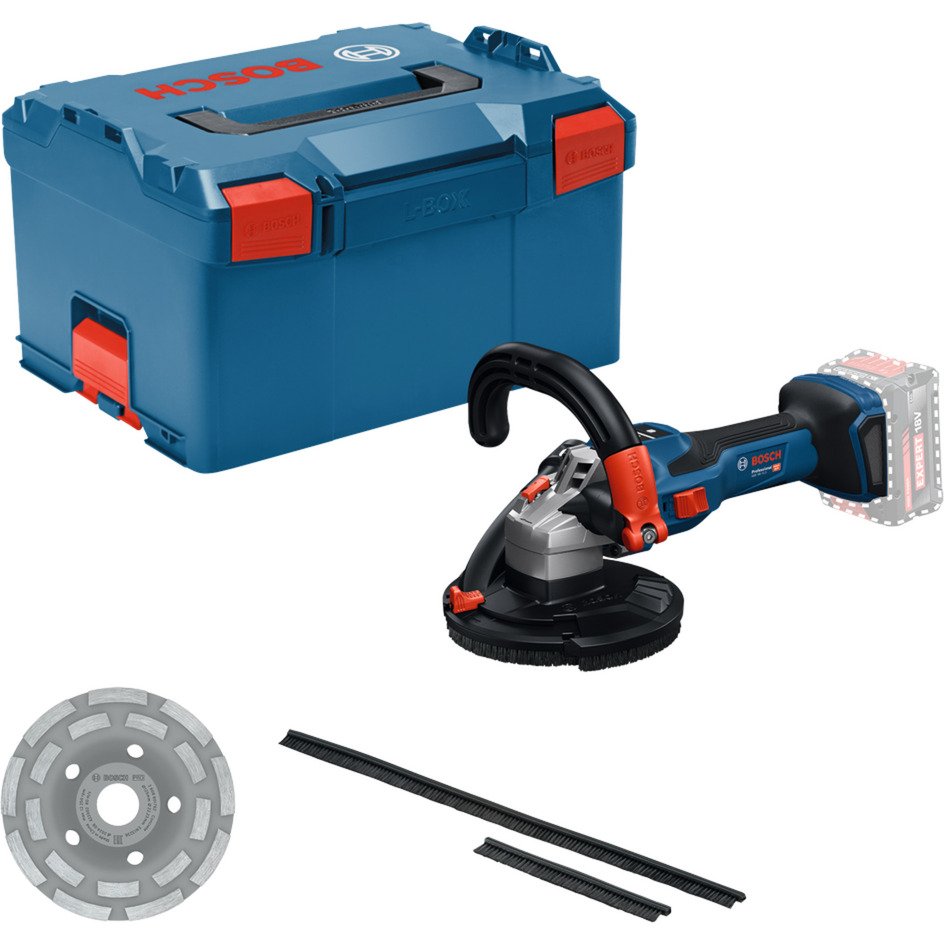 Bosch Akku-Betonschleifer GBR 18V-15 S Professional solo Azul