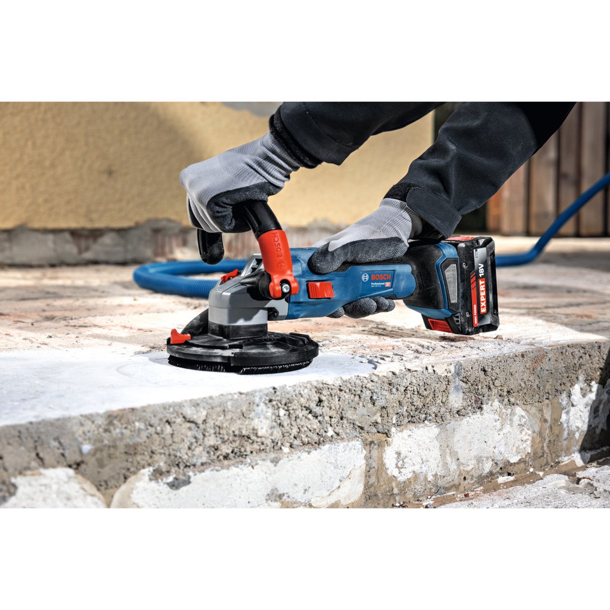 Bosch Akku-Betonschleifer GBR 18V-15 S Professional solo Azul - Imagen 5