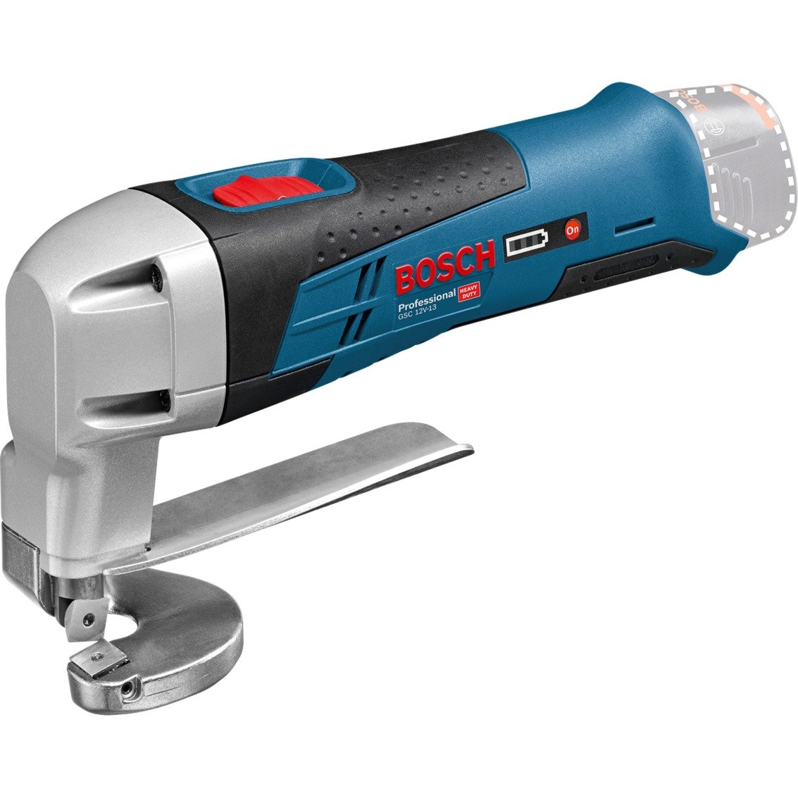 Bosch Akku-Blechschere GSC 12V-13 Professional solo Azul