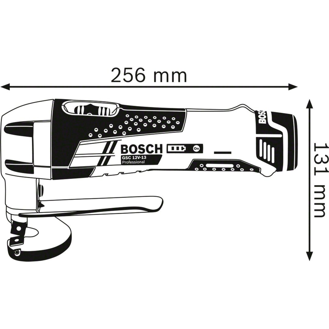 Bosch Akku-Blechschere GSC 12V-13 Professional solo Azul - Imagen 2