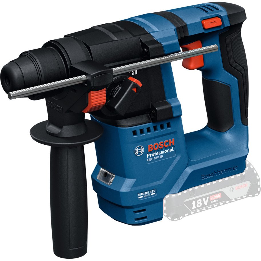 Bosch Akku-Bohrhammer GBH 18V-18 Professional solo Azul