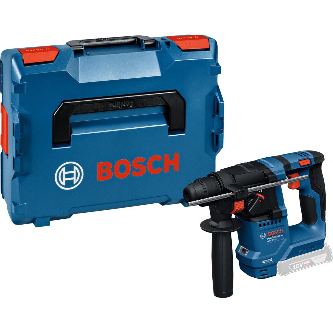 Bosch Akku-Bohrhammer GBH 18V-18 Professional solo Azul