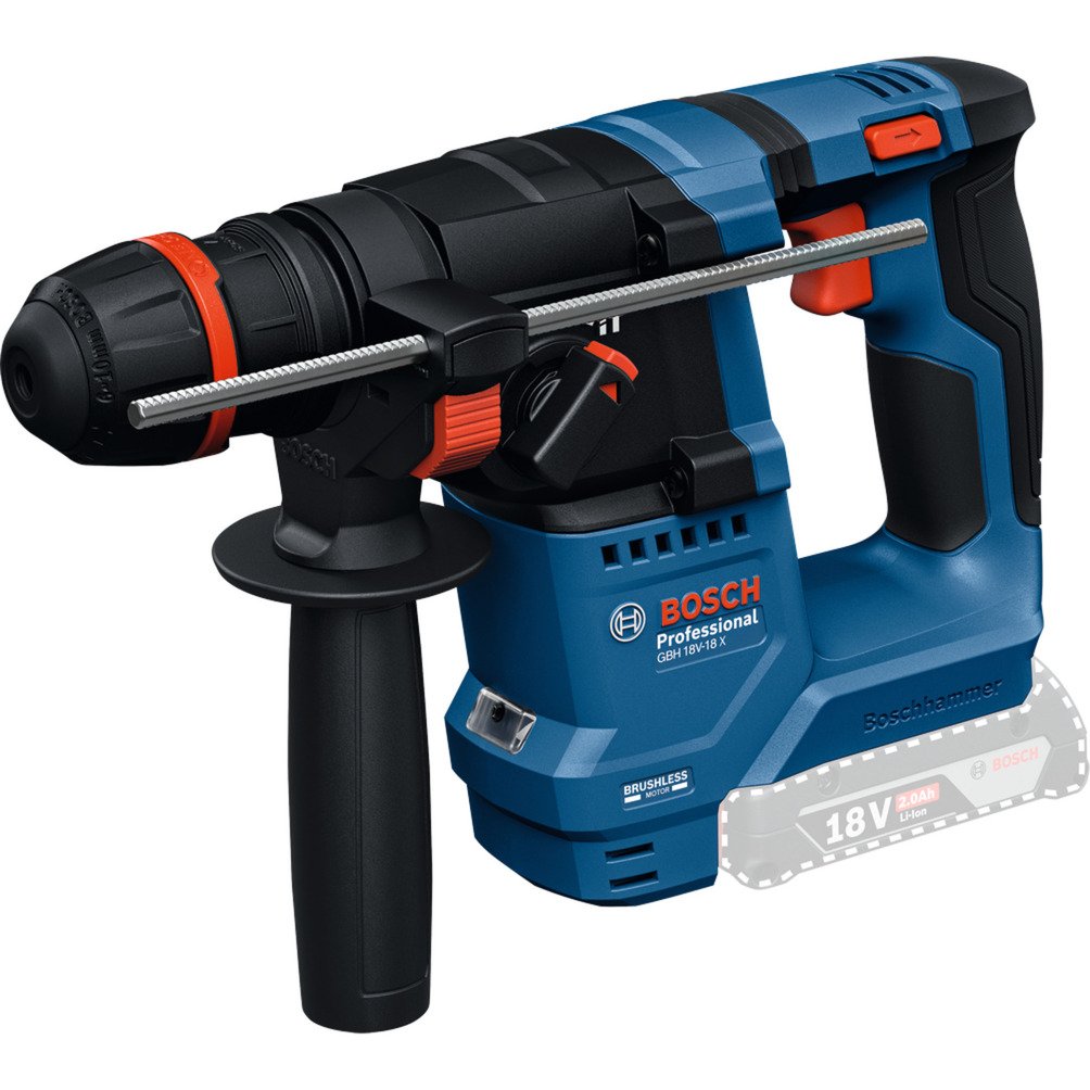 Bosch Akku-Bohrhammer GBH 18V-18 X Professional solo Azul - Imagen 2