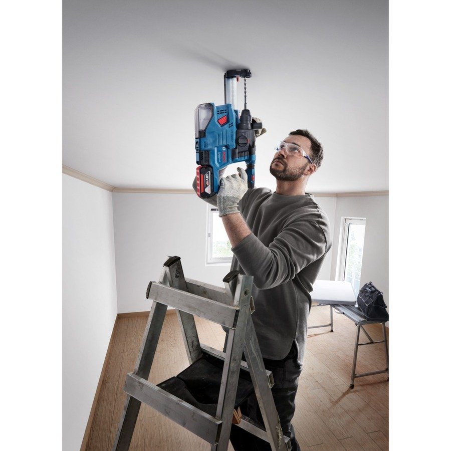 Bosch Akku-Bohrhammer GBH 18V-22 Professional solo Azul - Imagen 4