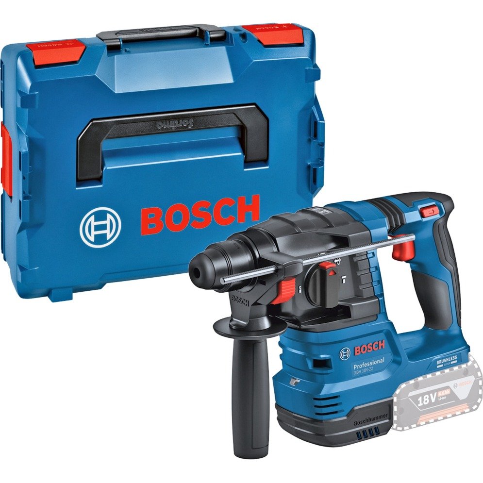 Bosch Akku-Bohrhammer GBH 18V-22 Professional solo Azul