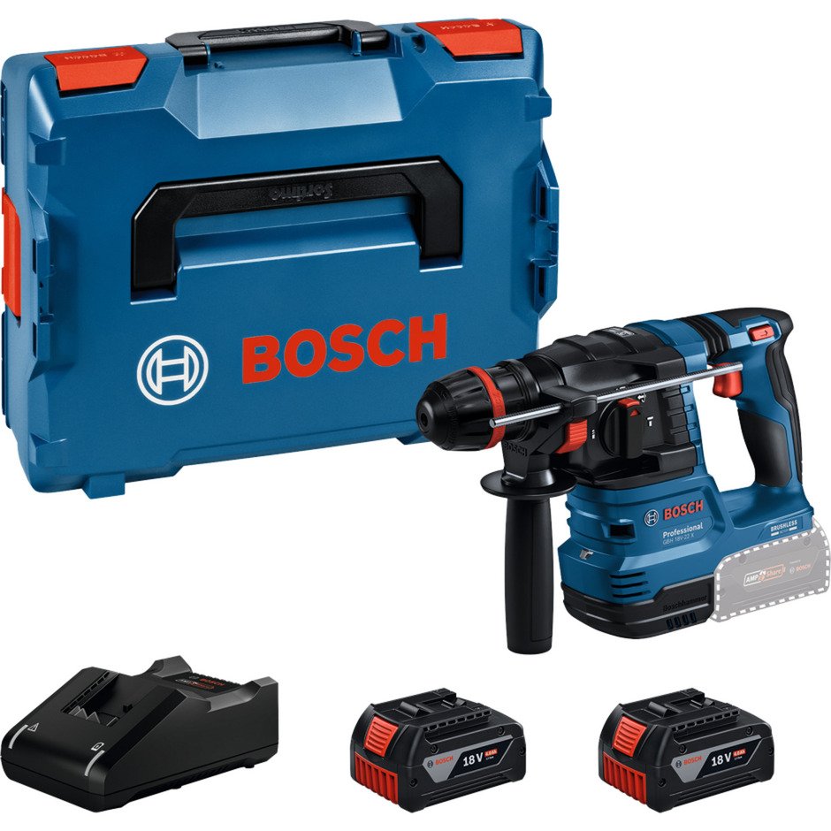 Bosch Akku-Bohrhammer GBH 18V-22 X Professional Azul