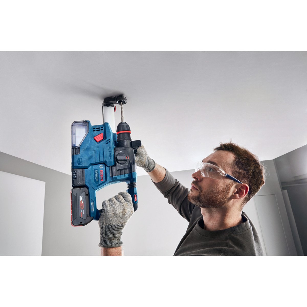 Bosch Akku-Bohrhammer GBH 18V-22 X Professional solo Azul - Imagen 5