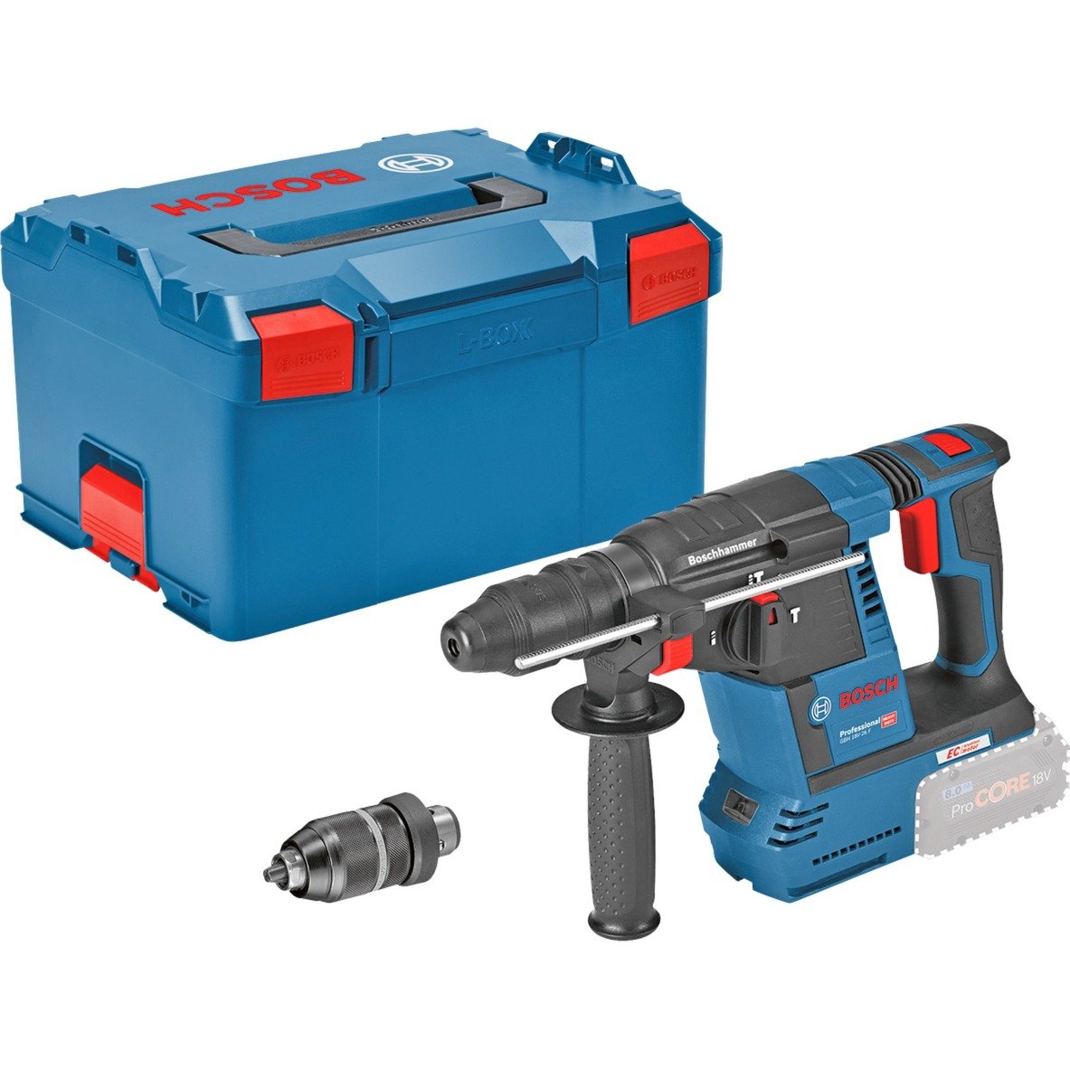 Bosch Akku-Bohrhammer GBH 18V-26 F Professional solo Azul