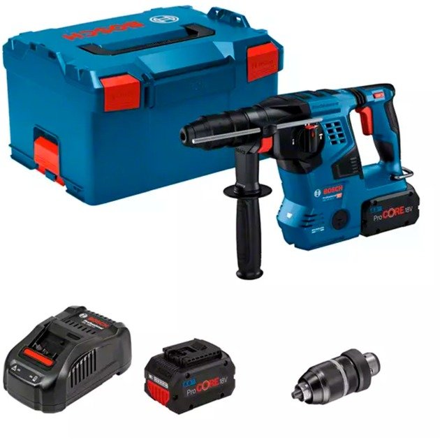 Bosch Akku-Bohrhammer GBH 18V-28 CF Professional Azul