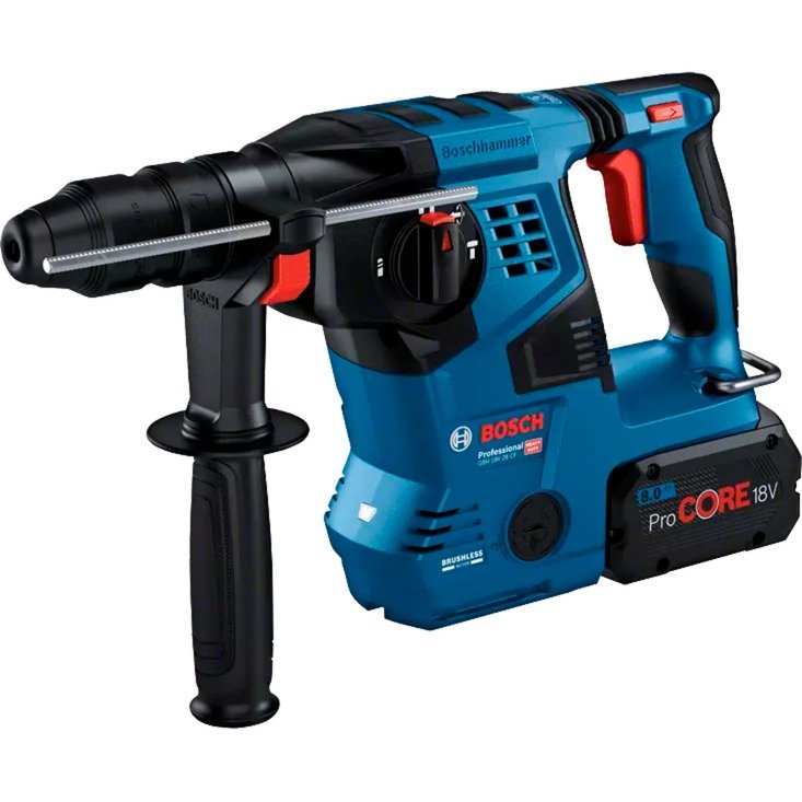 Bosch Akku-Bohrhammer GBH 18V-28 CF Professional solo Azul - Imagen 2