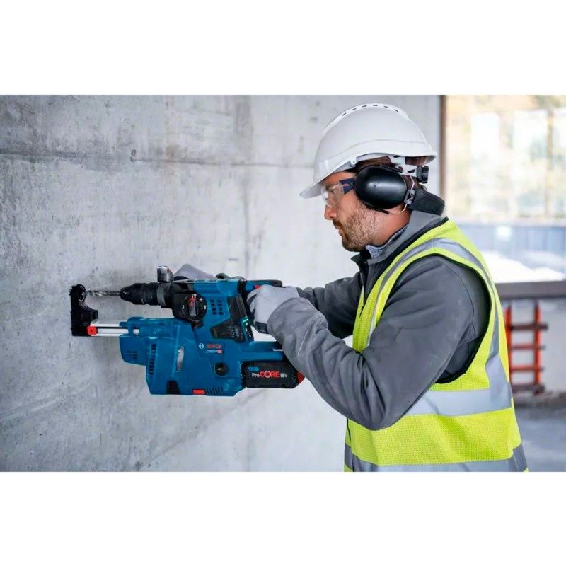 Bosch Akku-Bohrhammer GBH 18V-28 CF Professional solo Azul - Imagen 5