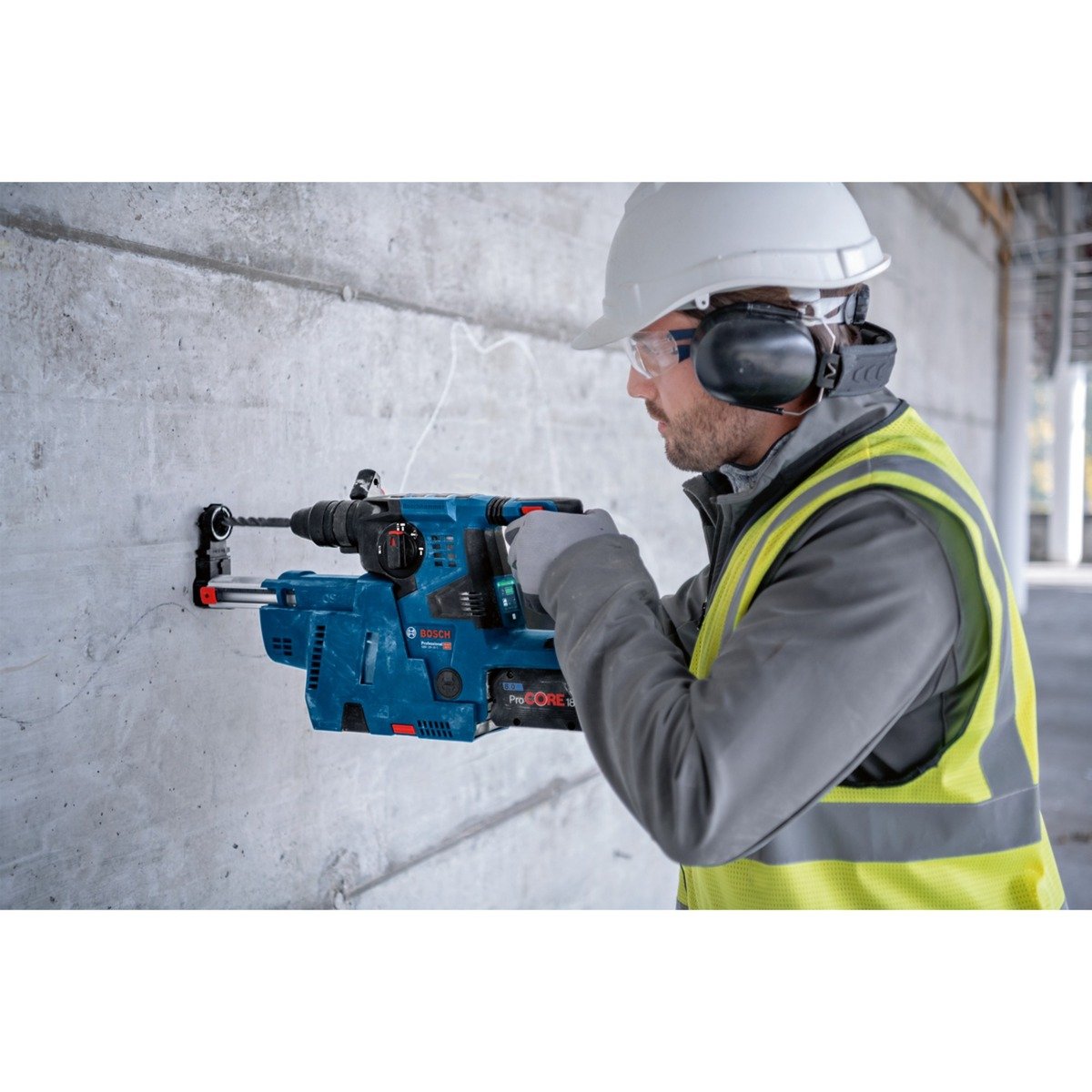 Bosch Akku-Bohrhammer GBH 18V-28 C Professional solo Azul - Imagen 5