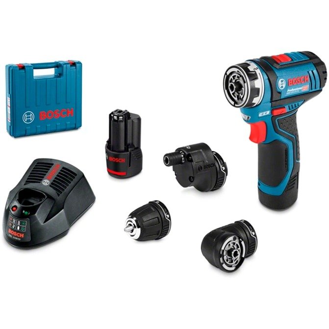 Bosch Akku-Bohrschrauber GSR 12V-15 FC Professional Azul - Imagen 2