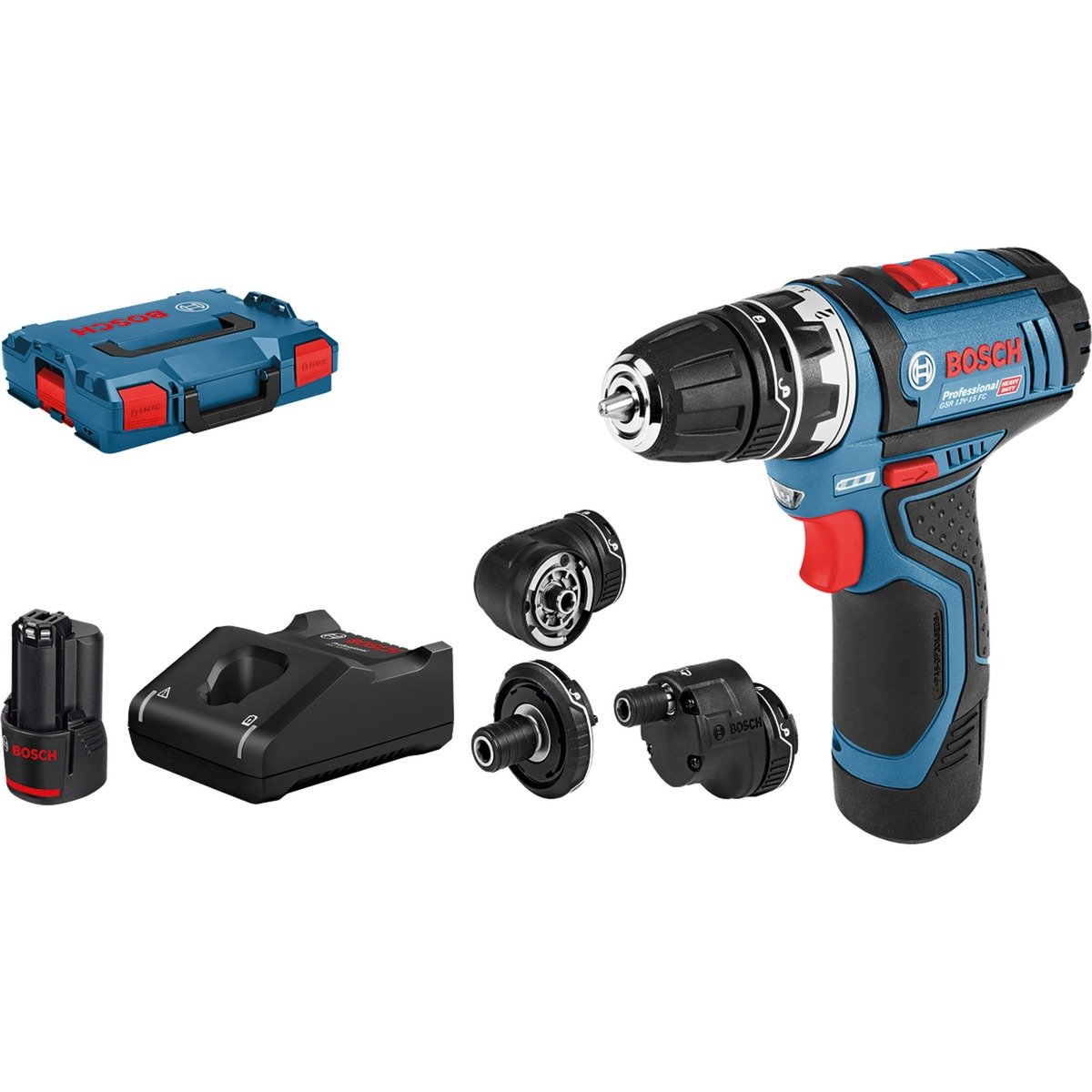 Bosch Akku-Bohrschrauber GSR 12V-15 FC Professional Azul
