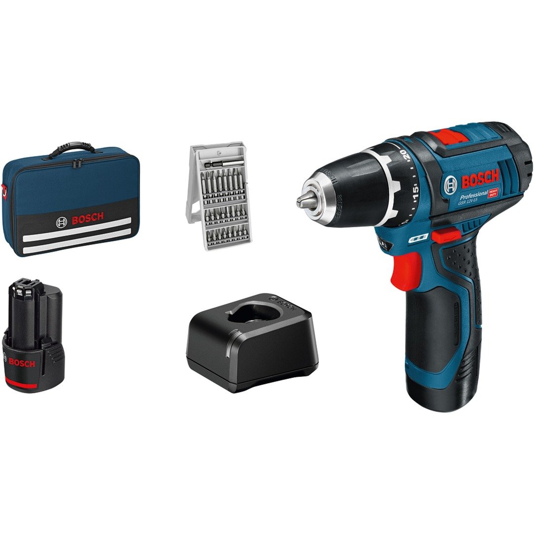 Bosch Akku-Bohrschrauber GSR 12V-15 Professional Azul