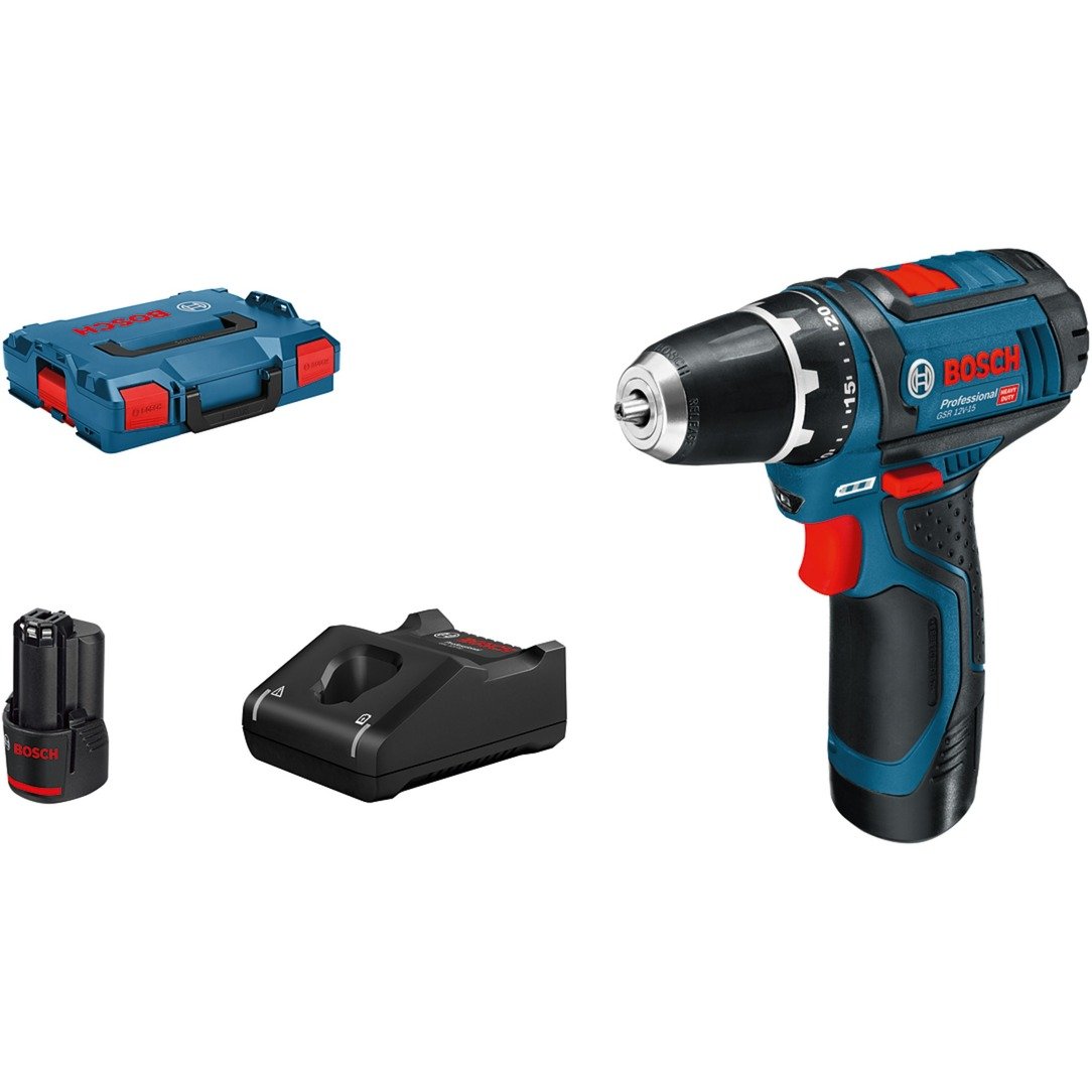 Bosch Akku-Bohrschrauber GSR 12V-15 Professional Azul