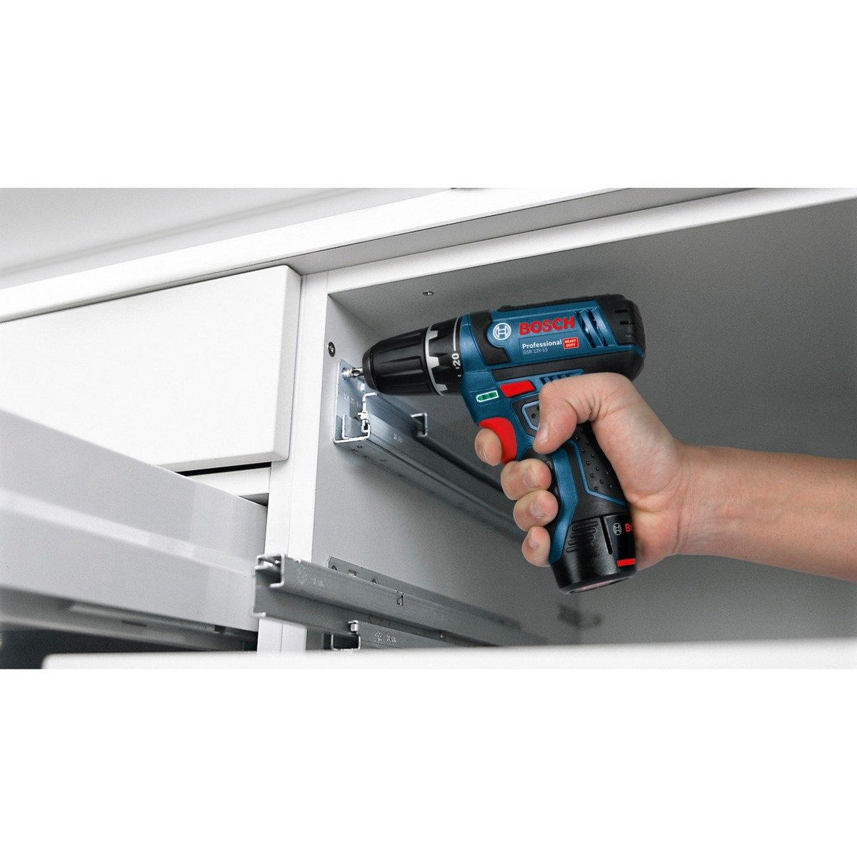 Bosch Akku-Bohrschrauber GSR 12V-15 Professional Azul - Imagen 4