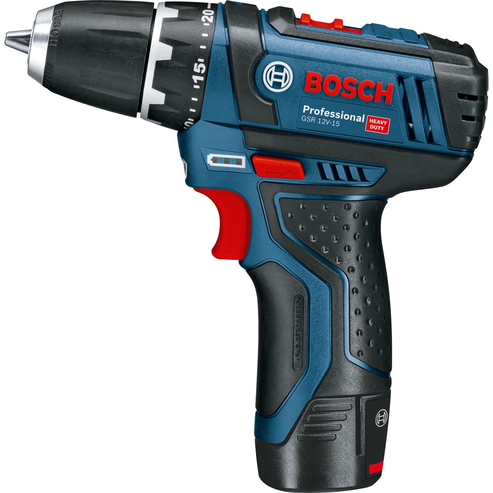 Bosch Akku-Bohrschrauber GSR 12V-15 Professional Azul - Imagen 3