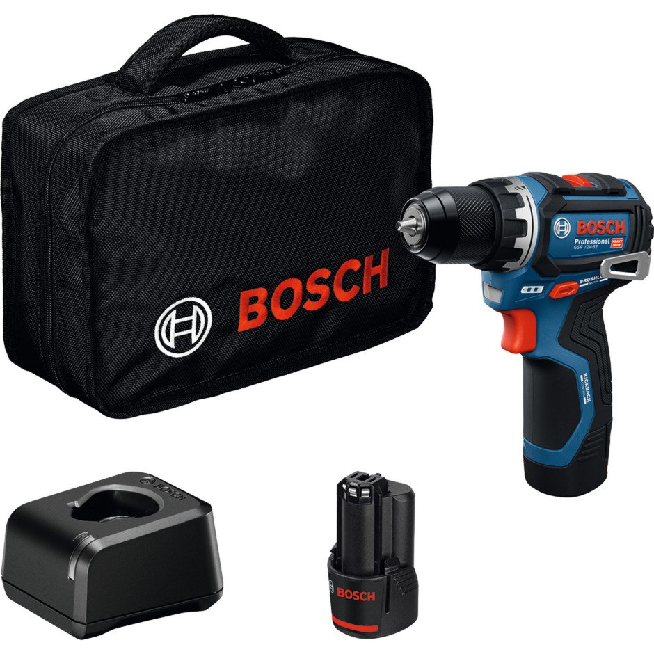 Bosch Akku-Bohrschrauber GSR 12V-32 Professional Azul
