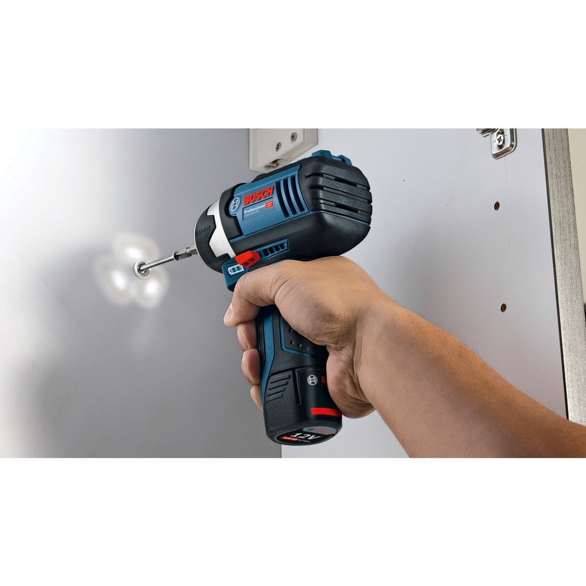 Bosch Akku-Drehschlagschrauber GDR 12V-105 Professional Azul - Imagen 5