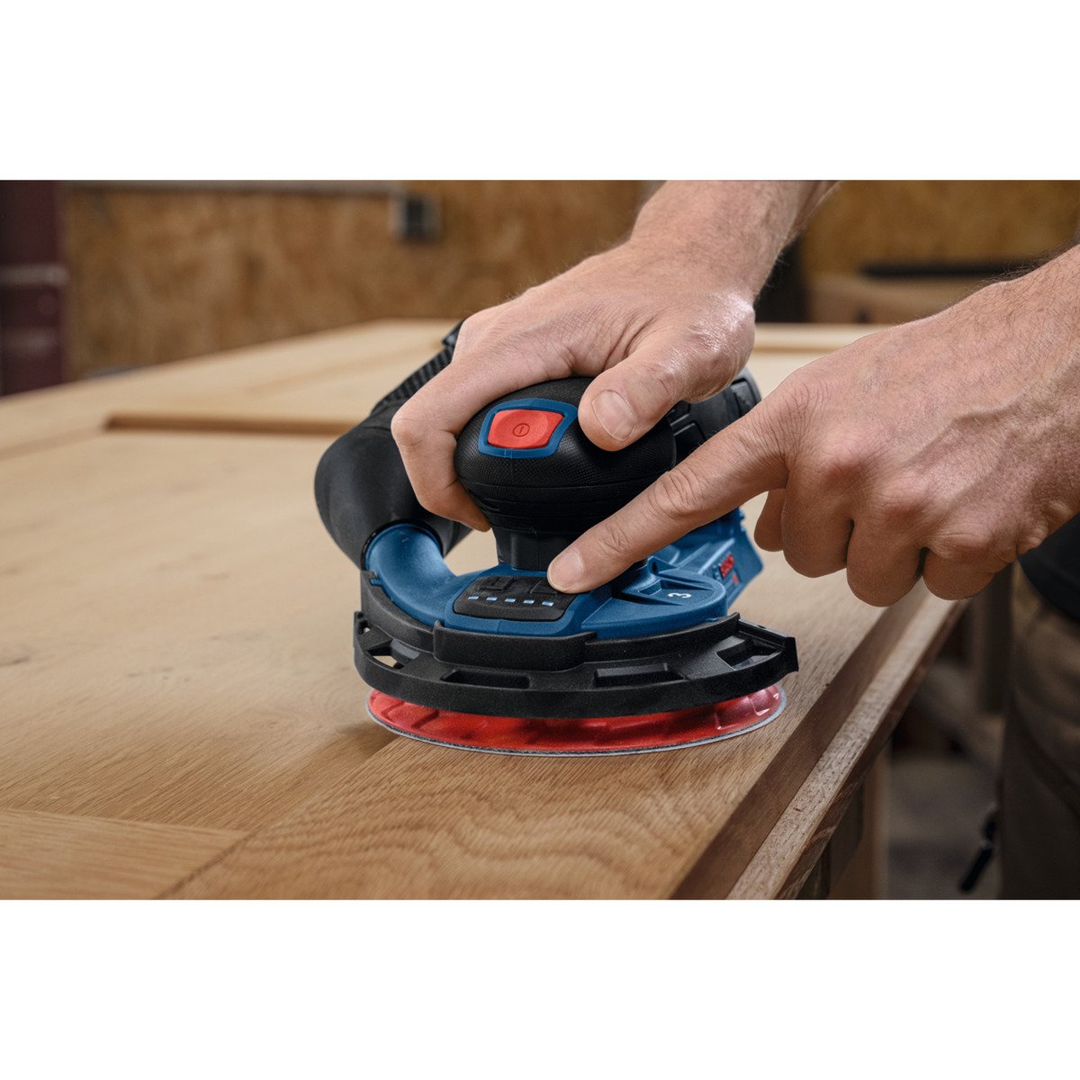 Bosch Akku-Exzenterschleifer GEX 12V-150-3 Professional solo Azul - Imagen 5