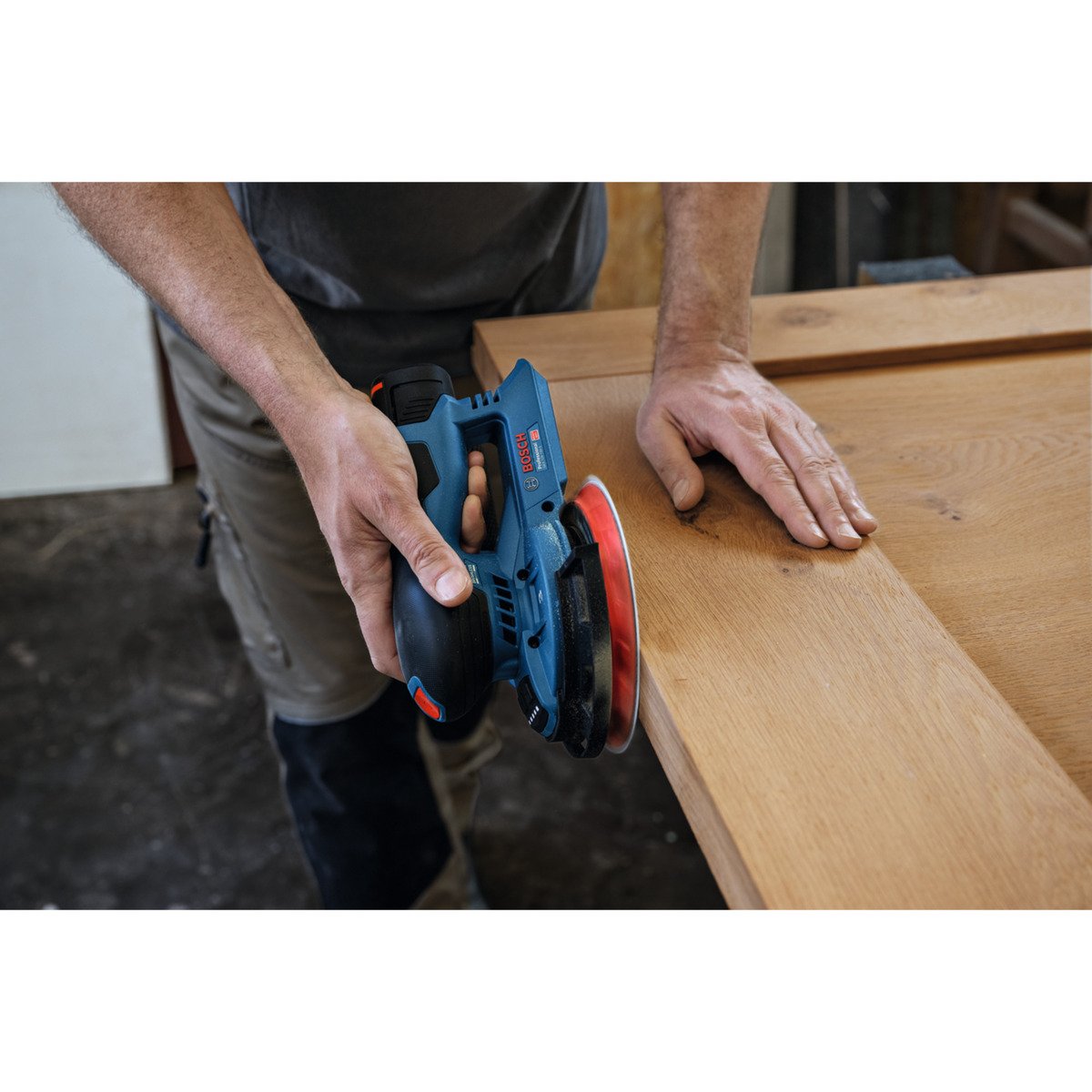 Bosch Akku-Exzenterschleifer GEX 12V-150-3 Professional solo Azul - Imagen 3