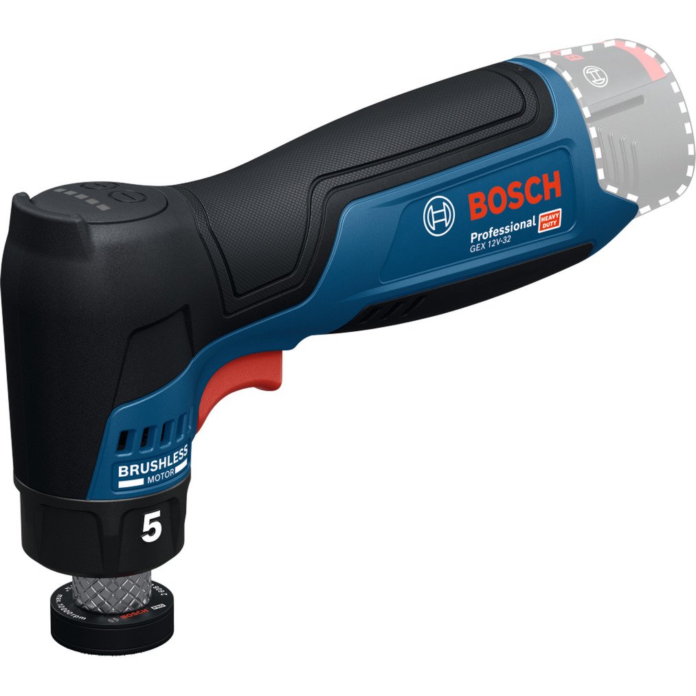 Bosch Akku-Exzenterschleifer GEX 12V-32 Professional solo Azul