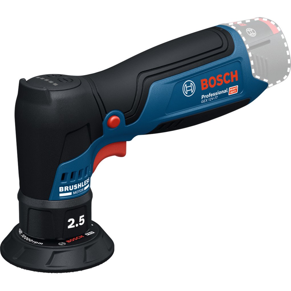 Bosch Akku-Exzenterschleifer GEX 12V-77 Professional solo Azul