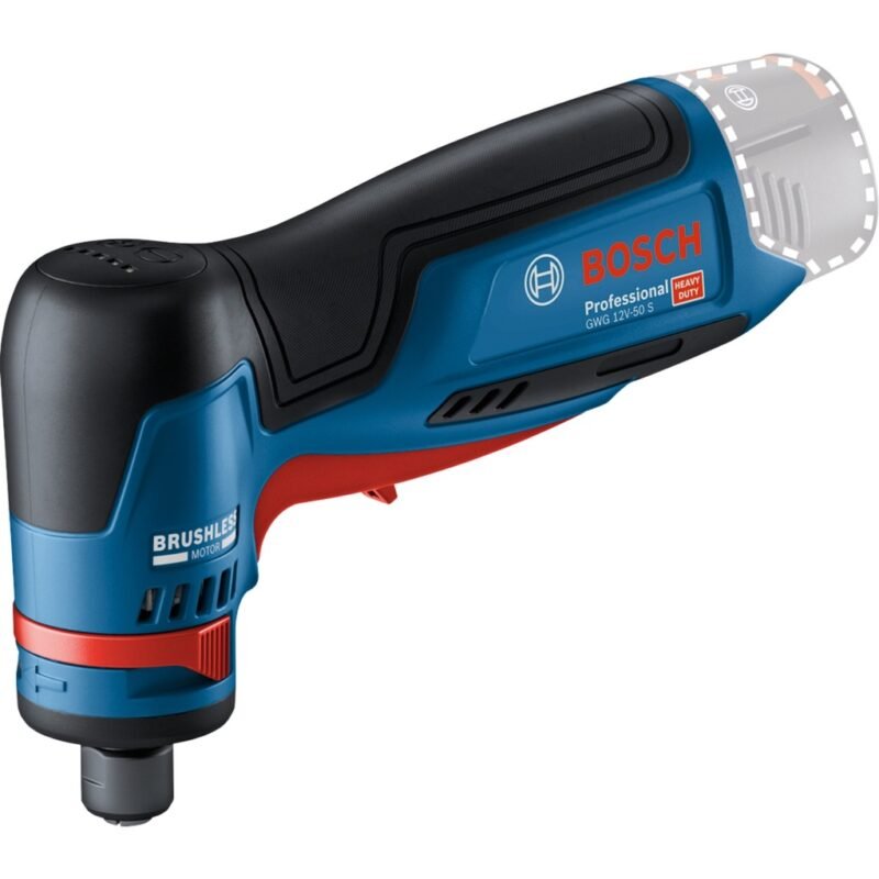 Bosch Akku-Geradschleifer GWG 12V-50 S Professional solo Azul