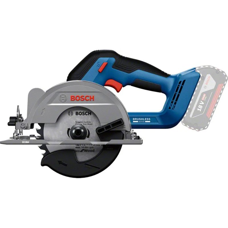 Bosch Akku-Handkreissäge GKS 18V-51 Professional solo Azul - Imagen 2