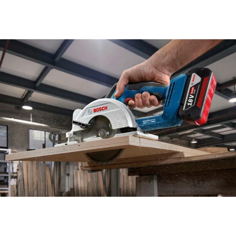 Bosch Akku-Handkreissäge GKS 18V-51 Professional solo Azul - Imagen 4