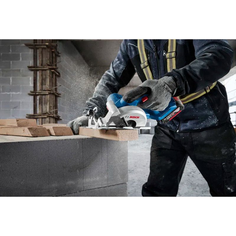 Bosch Akku-Handkreissäge GKS 18V-51 Professional solo Azul - Imagen 5