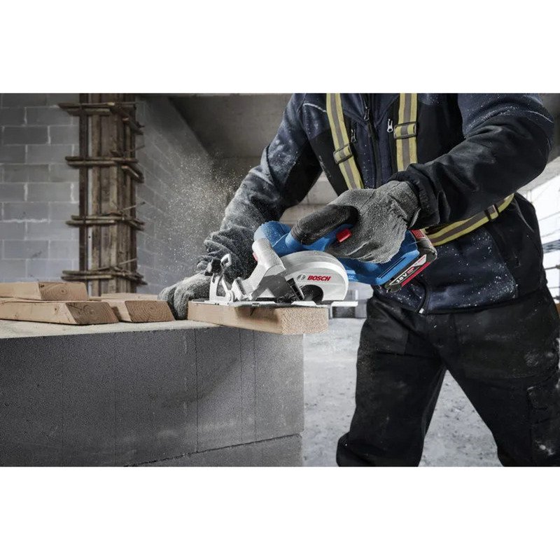 Bosch Akku-Handkreissäge GKS 18V-51 Professional solo Azul - Imagen 4