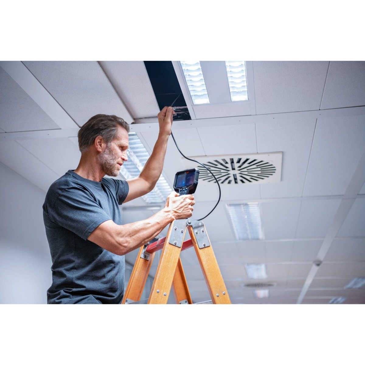 Bosch Akku-Inspektionskamera GIC 12V-5-27 C Professional Azul - Imagen 3