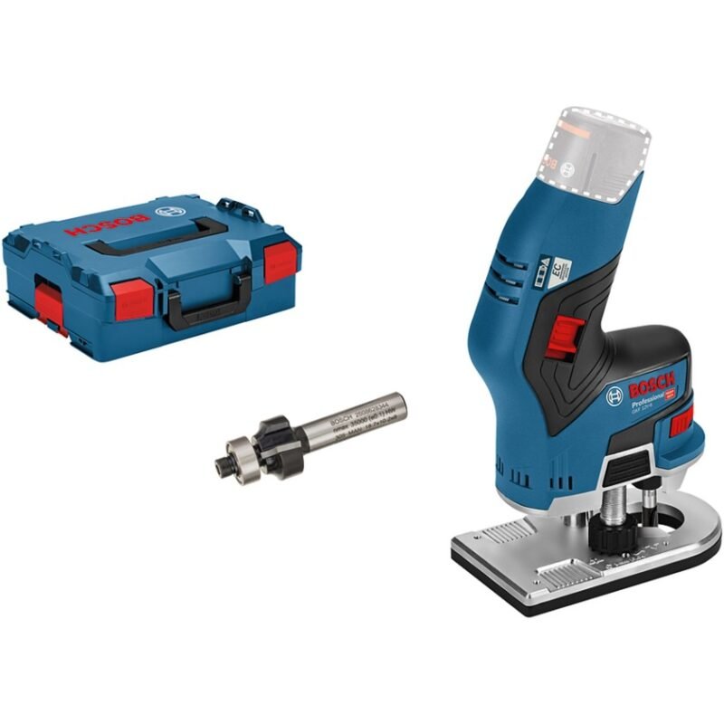 Bosch Akku-Kantenfräse GKF 12V-8 Professional solo Azul