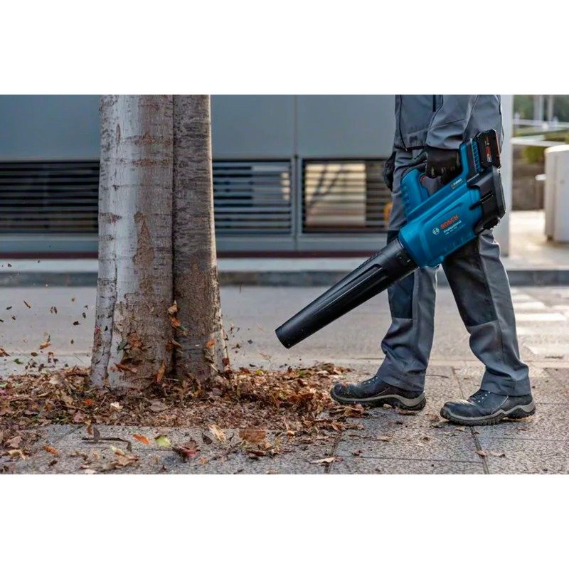 Bosch Akku-Laubbläser BITURBO GBL 18V-750 Professional solo Azul - Imagen 4