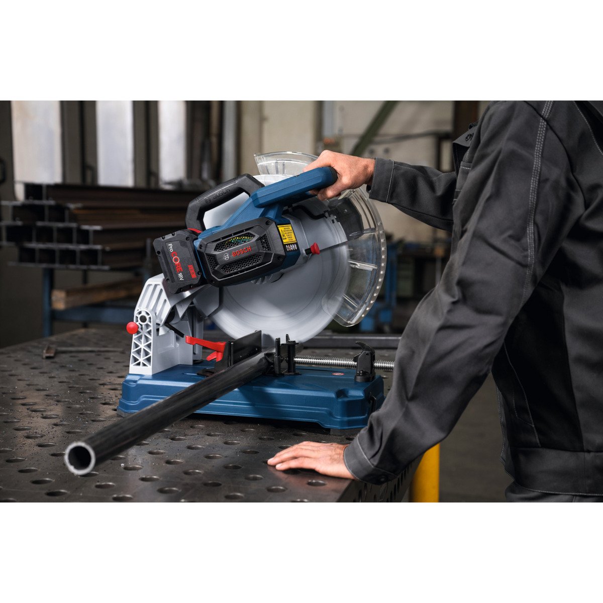 Bosch Akku-Metalltrennsäge GCD 18V-355 Professional solo Azul - Imagen 3