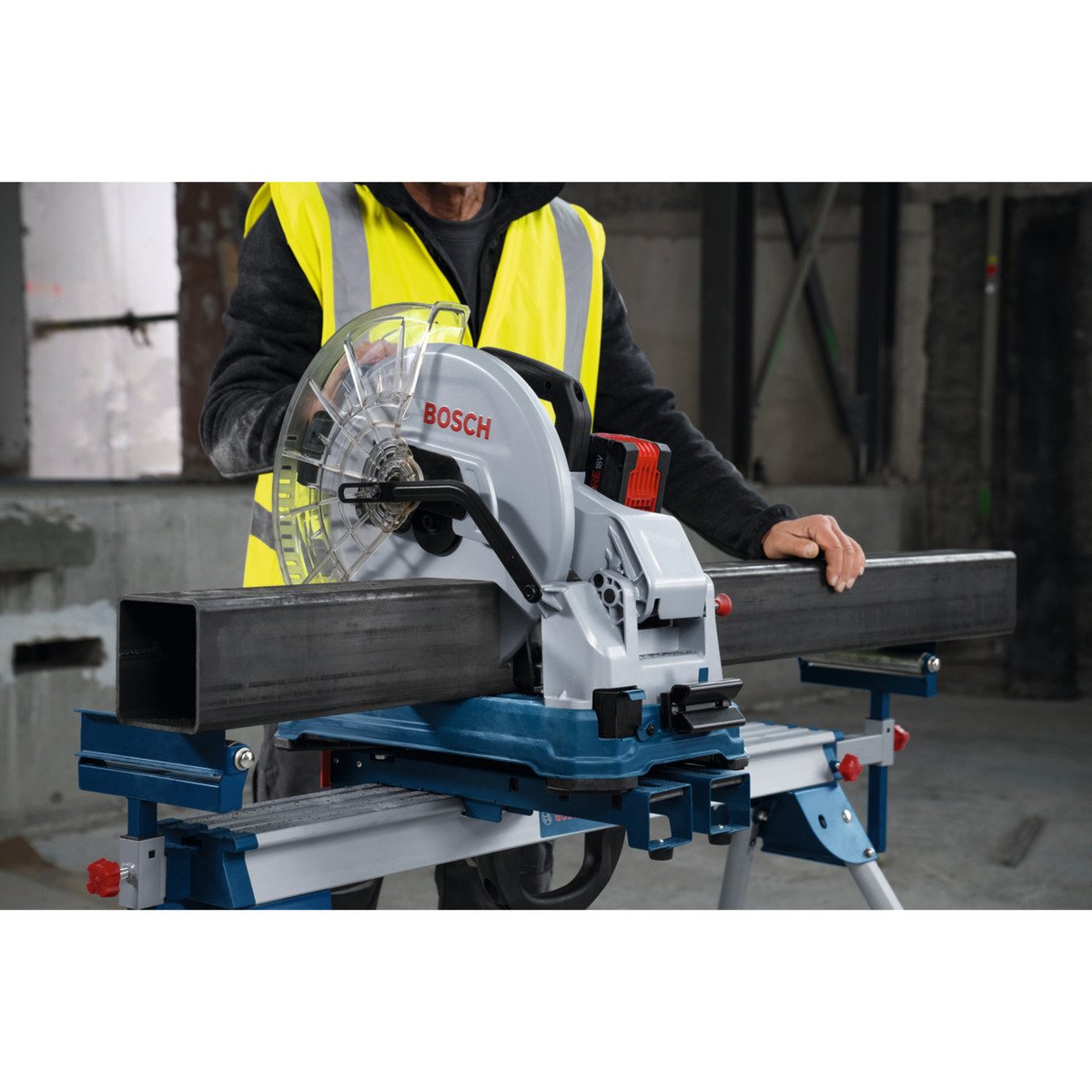 Bosch Akku-Metalltrennsäge GCD 18V-355 Professional solo Azul - Imagen 4