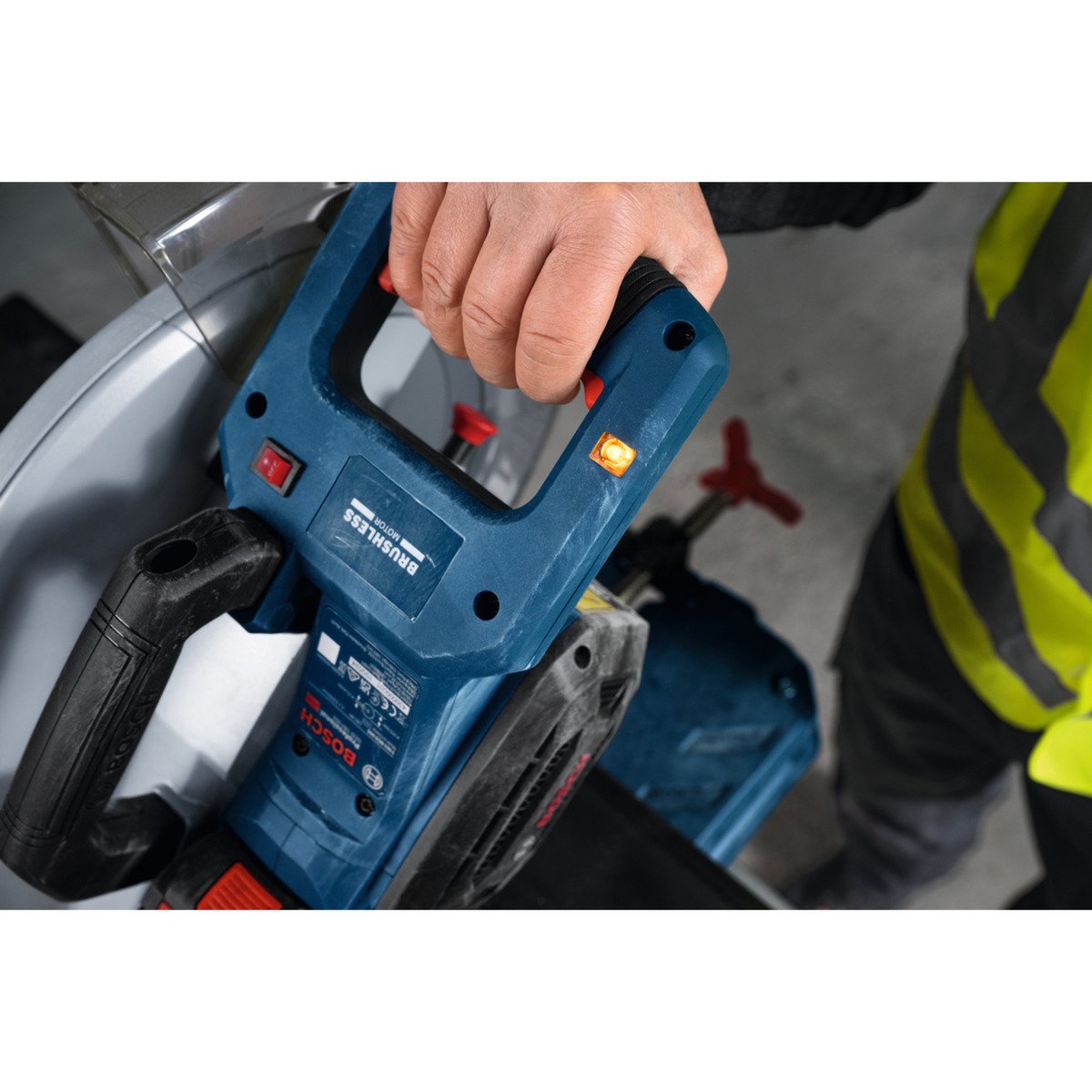 Bosch Akku-Metalltrennsäge GCD 18V-355 Professional solo Azul - Imagen 5