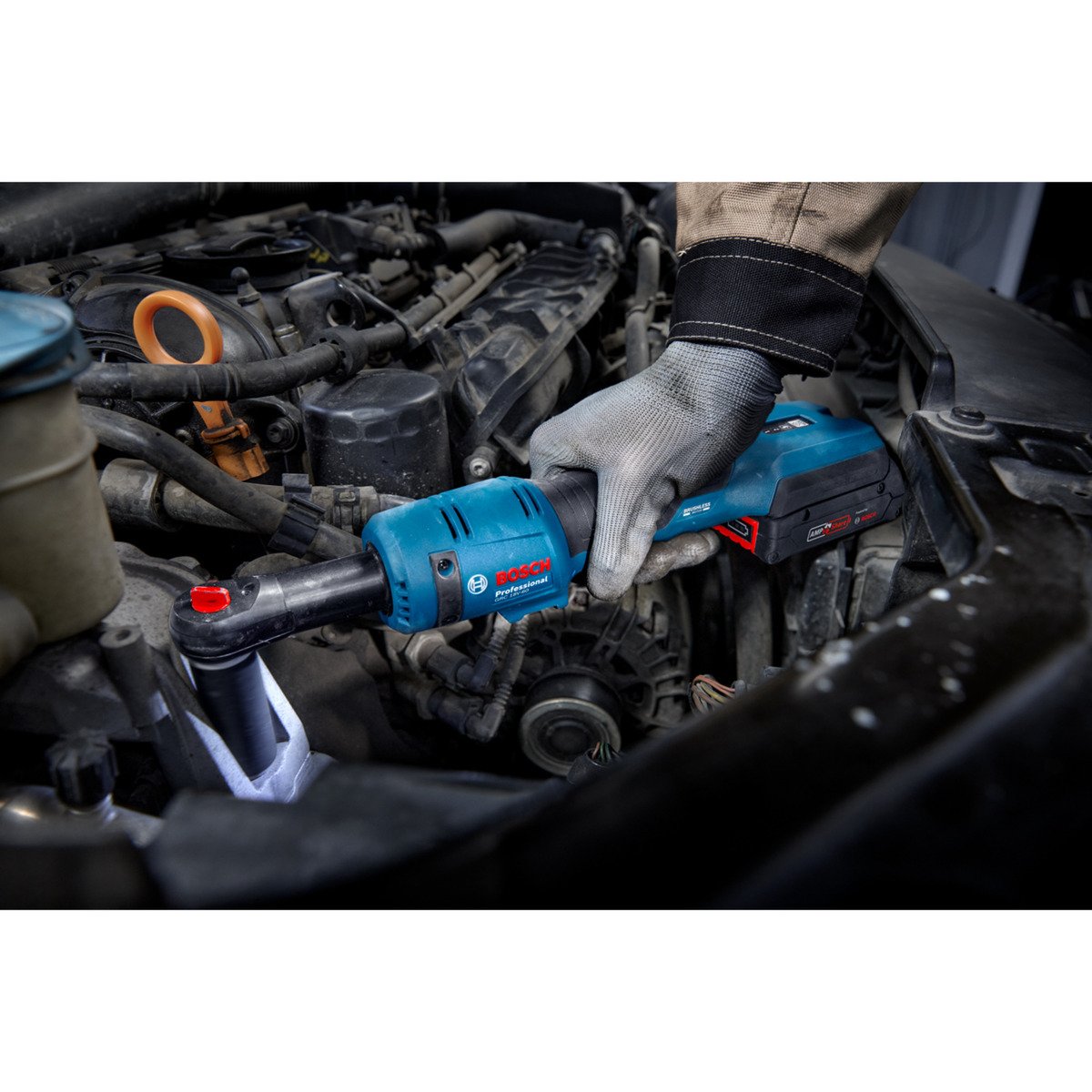 Bosch Akku-Ratschenschrauber GRC 18V-60 Professional solo Azul - Imagen 2