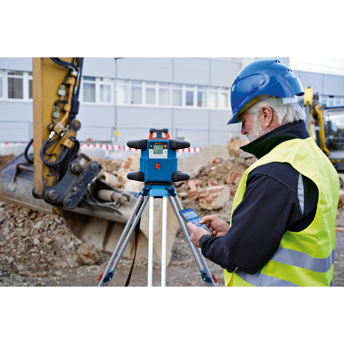Bosch Akku-Rotationslaser GRL 600 CHV Professional Azul - Imagen 4