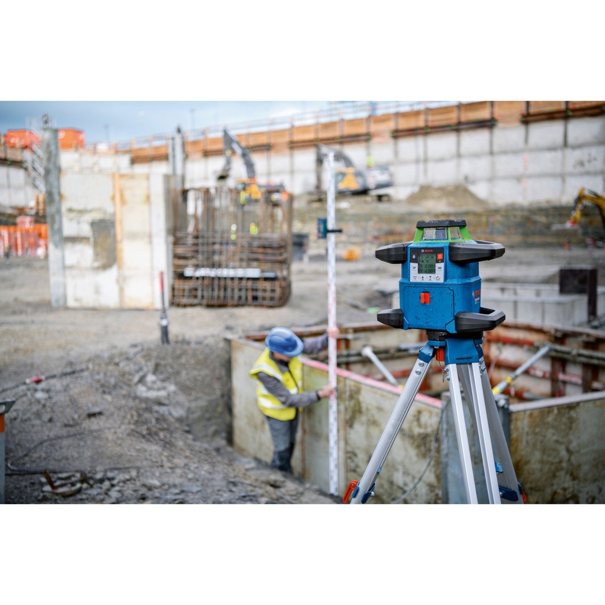Bosch Akku-Rotationslaser GRL 650 CVHG Professional Azul - Imagen 5