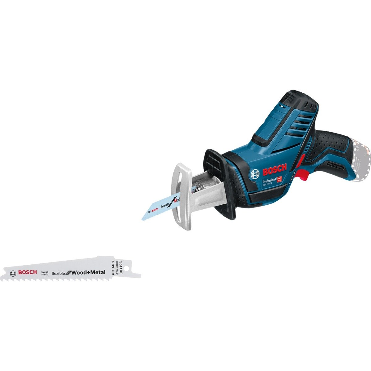 Bosch Akku-Säbelsäge GSA 12 V-14 Professional Azul - Imagen 2