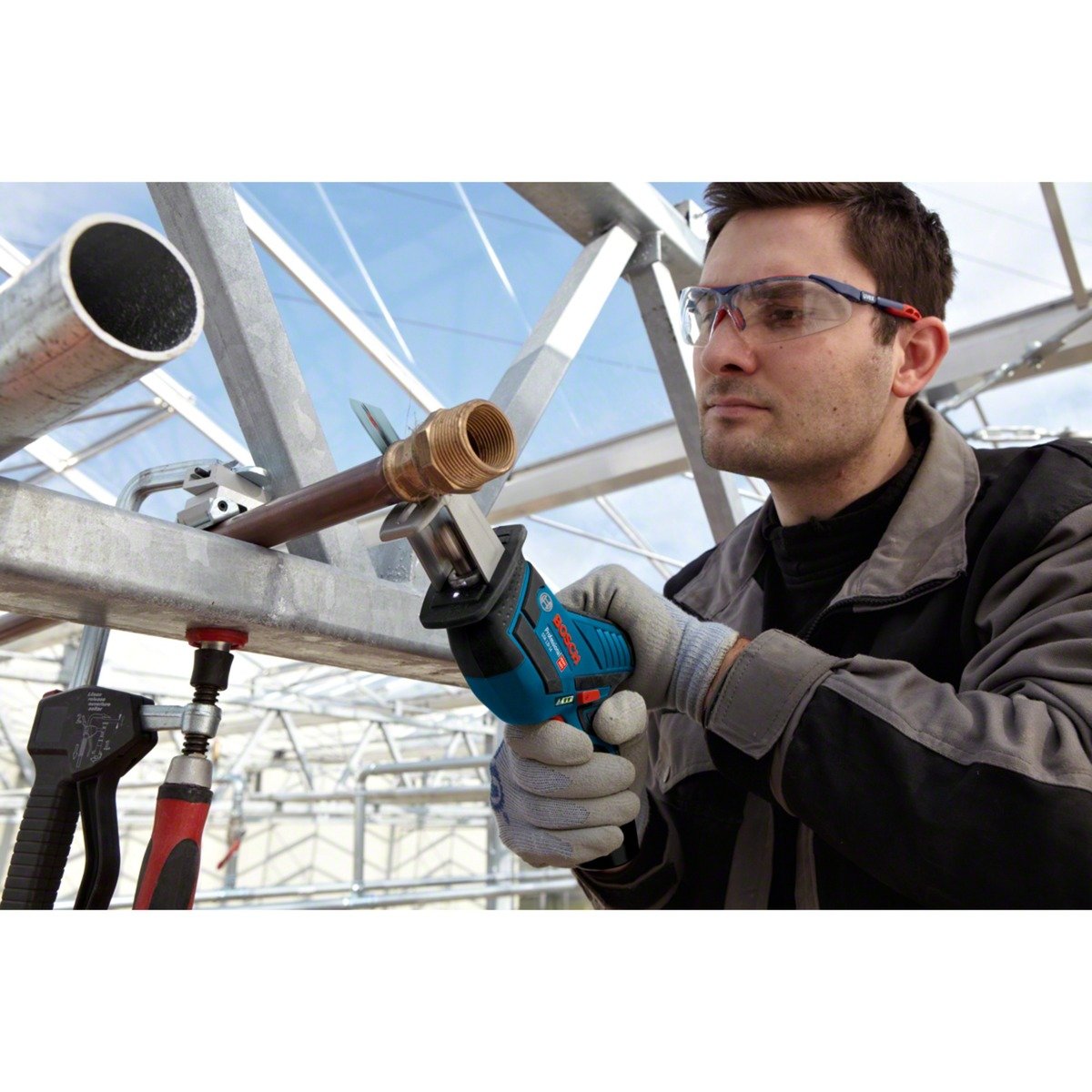 Bosch Akku-Säbelsäge GSA 12 V-14 Professional Azul - Imagen 5