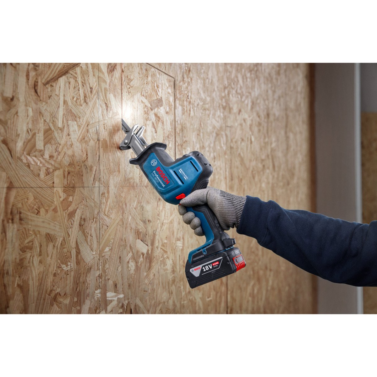 Bosch Akku-Säbelsäge GSA 18V-24 Professional solo Azul - Imagen 4