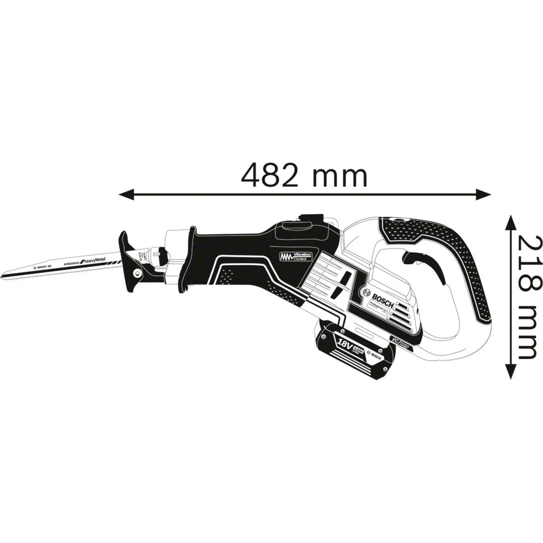 Bosch Akku-Säbelsäge GSA 18V-32 Professional solo Azul - Imagen 2